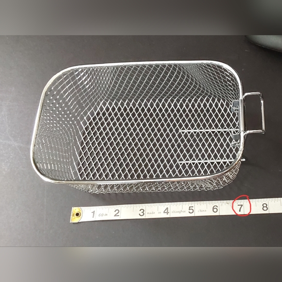 ChefStyle Stainless Fry Baskets (2) w/ Handle / NEW - Picture 3 of 5